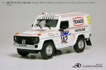 1:43 MERCEDES-BENZ 280GE W460 Texaco #142 Jacky Ickx - Claude Brasseur - Sieger Winner Rally Paris-Dakar (1983), white