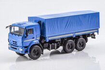 1:43 Камский-43118 рестайлинг бортовой с тентом, синий