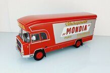 1:43 BERLIET GBK 6 Transport Mondia Carrosserie Pelpel, red