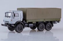 Камский грузовик-53501 6x6 бортовой, серый/хаки