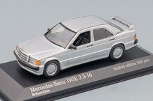 1:43 MERCEDES-BENZ 190E 2.3-16 W201 Saloon (1984), silver