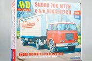 Сборная модель (KIT) SKODA-706 MTTN с полуприцепом ALKA-N12CH