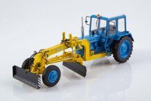 1:43 Автогрейдер ДЗ-201, синий / желтый