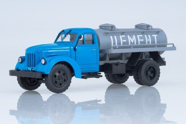 Автоцистерна АЦПТ-2,2 (355М), синий/серый
