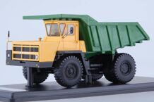 БЕЛАZ-7522 карьерный самосвал, желтый/зеленый