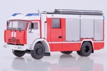 АЦ-3,2-40 (Камский грузовик-43253), красный/белый