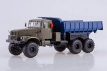 КРАЗ-255Б 6x6 самосвал, хаки/синий