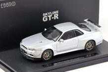 1:43 NISSAN Skyline GTR R34 V-SpecII, Silver
